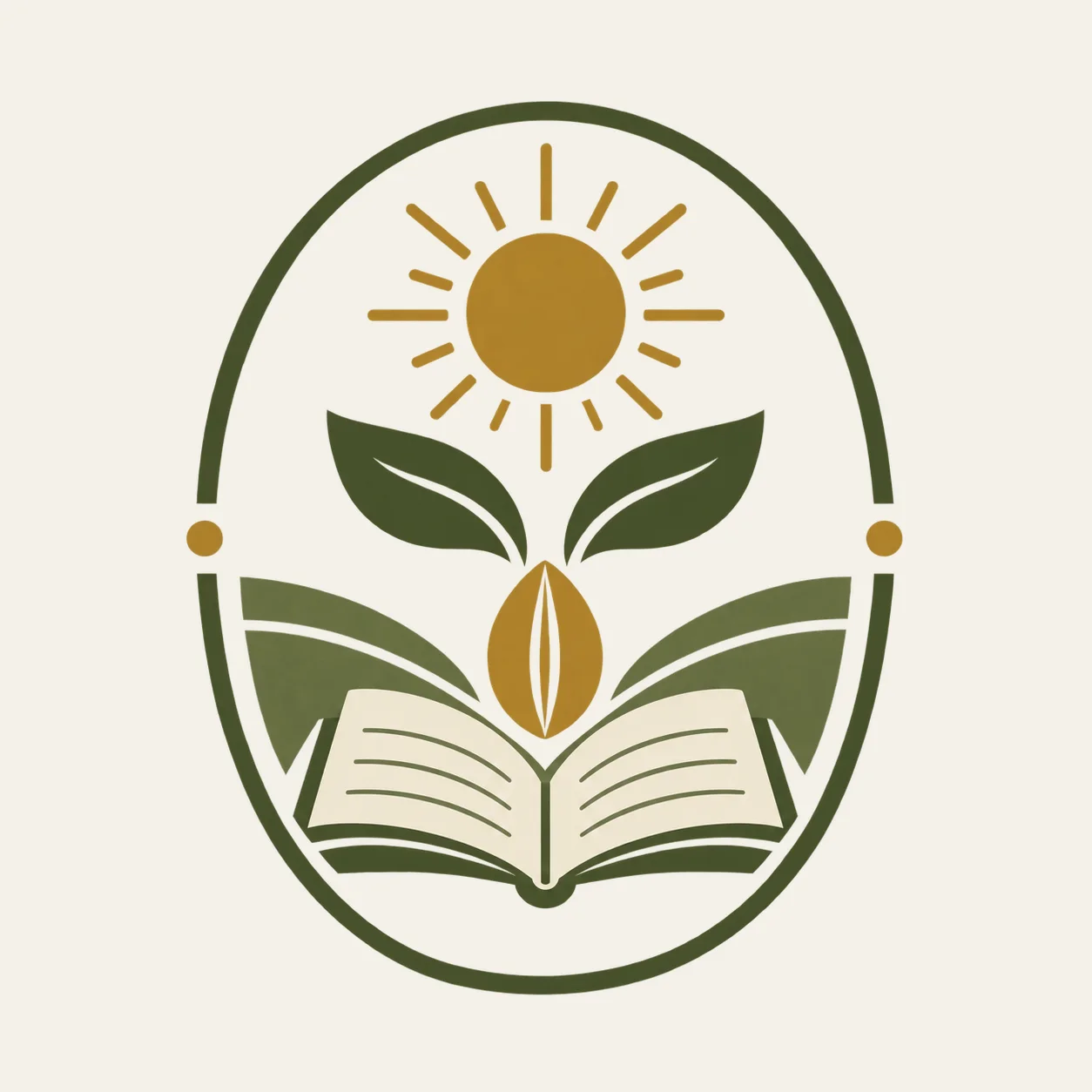 a botanical field school; patient observation; an open oval seal