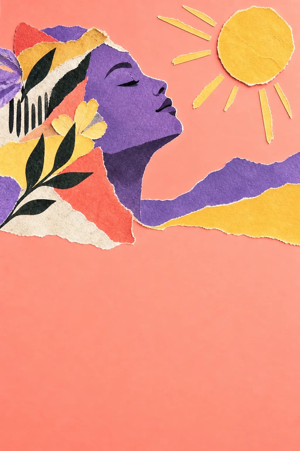 a summer arts program; sculptural folded arches; pale cream board