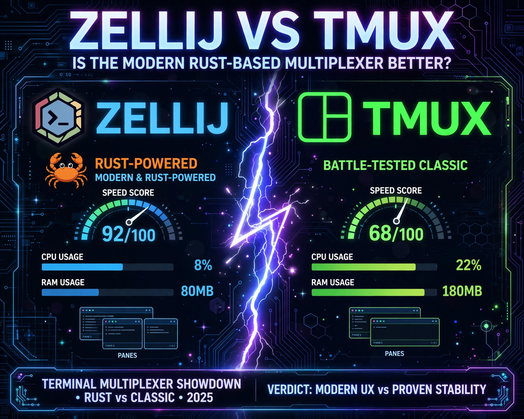 Zellij vs Tmux: Is the Modern Rust-Based Terminal Multiplexer Better? 7 Unbiased Truths You Need to Know Now